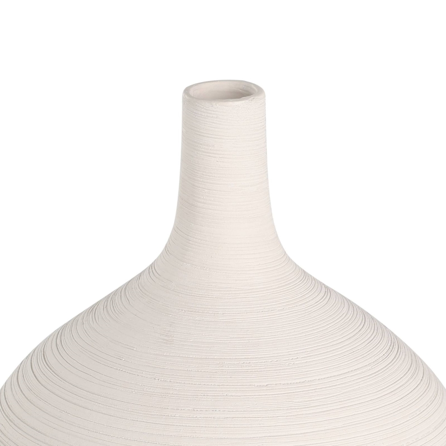 Eglo - Waza ceramiczna 22x16 cm biały/złoty