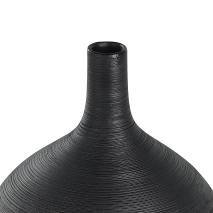 Eglo - Waza ceramiczna 22x16 cm czarny/złoty