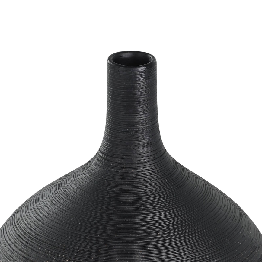 Eglo - Waza ceramiczna 22x16 cm czarny/złoty