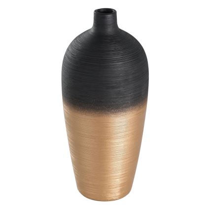 Eglo - Waza ceramiczna 28x12,5 cm czarny/złoty