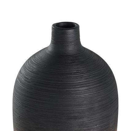 Eglo - Waza ceramiczna 28x12,5 cm czarny/złoty
