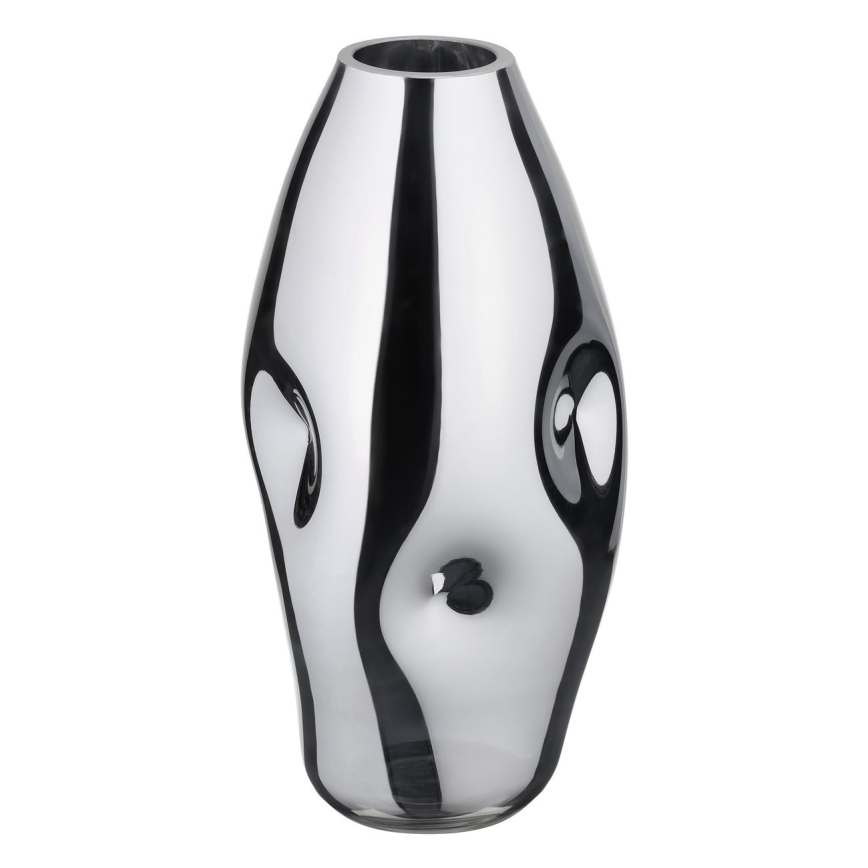Eglo 421682 - Szklany wazon XIPORAI 28,5x14,5 cm błyszczący chrom