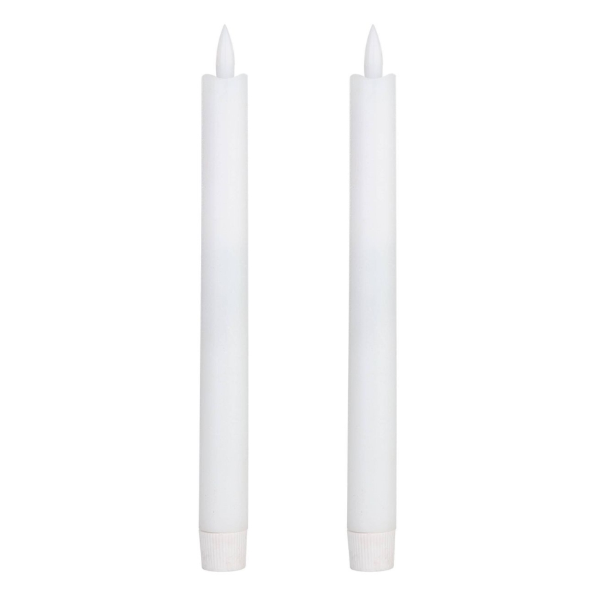 Eglo - ZESTAW 2x Świeca LED LED/1xAAA 24,5 cm biała