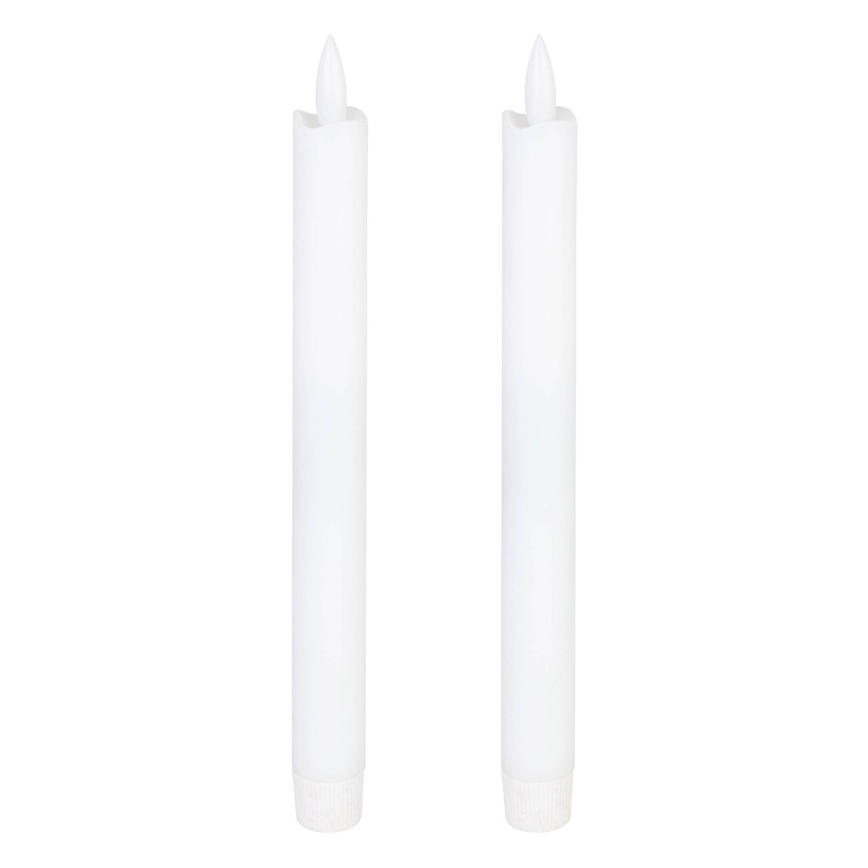 Eglo - ZESTAW 2x Świeca LED LED/1xAAA 24,5 cm biały