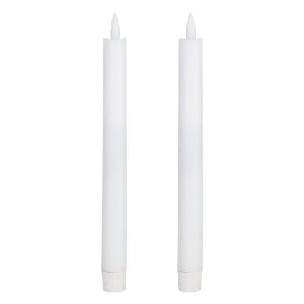 Eglo - ZESTAW 2x Świeca LED LED/1xAAA 24,5 cm biały