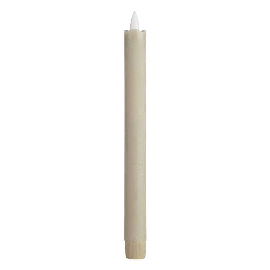 Eglo - ZESTAW 2x Świeca LED LED/1xAAA 24,5 cm beżowy