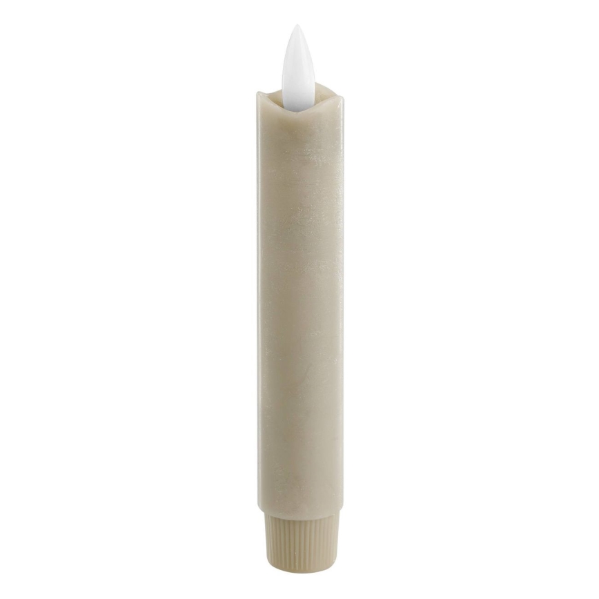 Eglo - ZESTAW 2x Świeca LED LED/1xAAA 15 cm beżowy