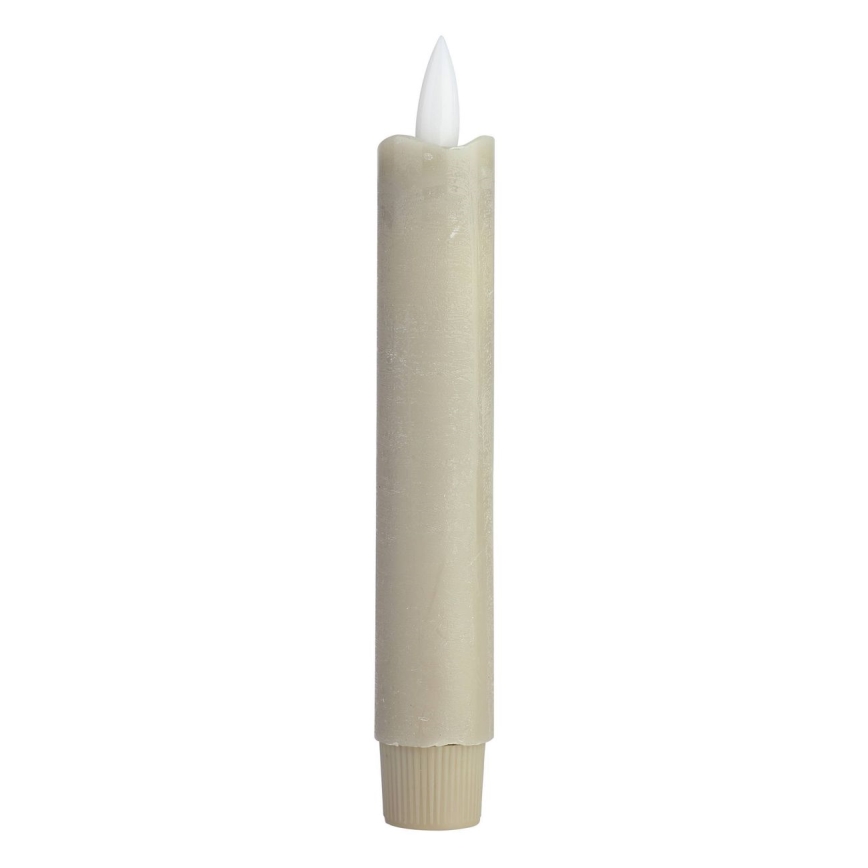 Eglo - ZESTAW 2x Świeca LED LED/1xAAA 15 cm beżowy