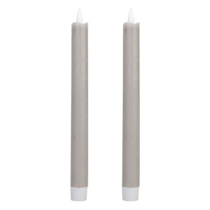 Eglo - ZESTAW 2x Świeca LED LED/1xAAA 24,5 cm szary