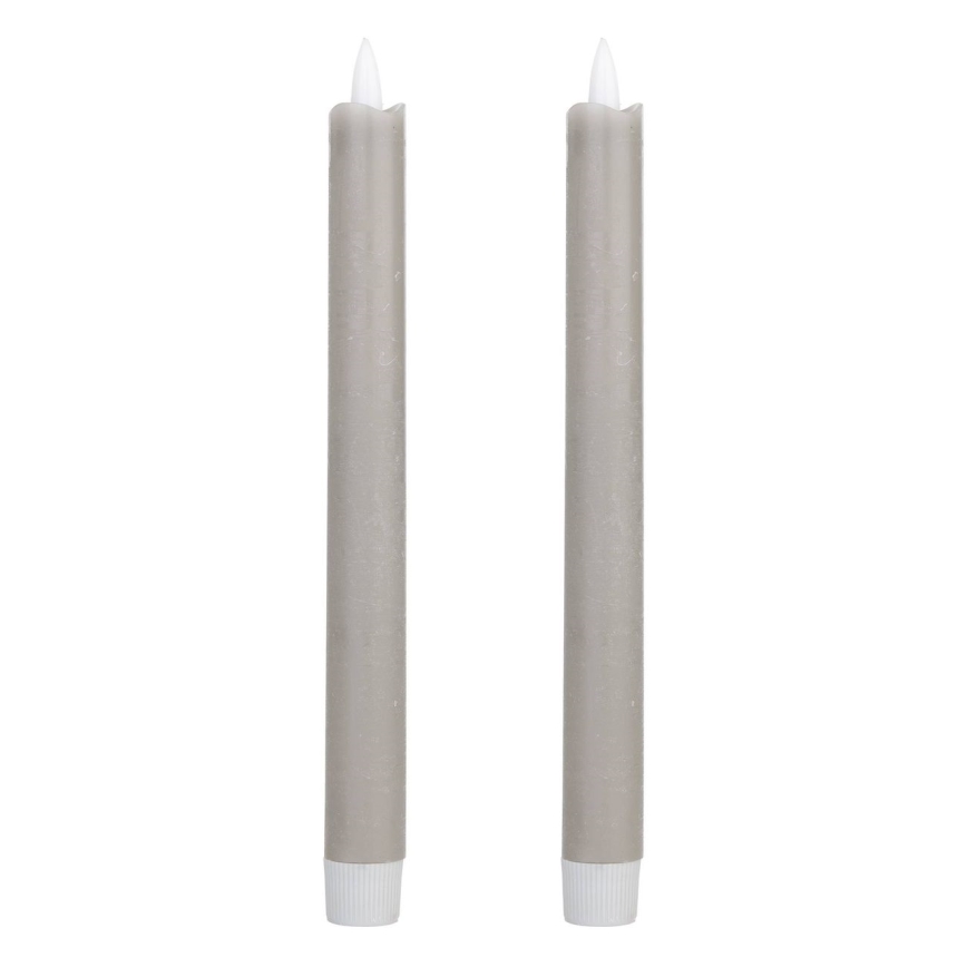 Eglo - ZESTAW 2x Świeca LED LED/1xAAA 24,5 cm szary