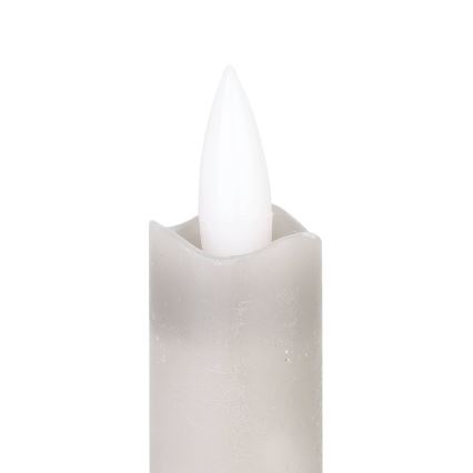Eglo 422223 - ZESTAW 2x Świeca LED ANTANABE LED/1xAAA 15 cm szary