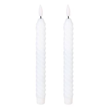 Eglo - ZESTAW 2x Świeca LED LED/1xAAA 25 cm biały