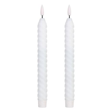 Eglo - ZESTAW 2x Świeca LED LED/1xAAA 25 cm biały