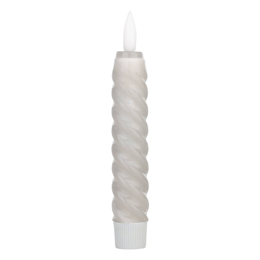 Eglo - ZESTAW 2x Świeca LED LED/1xAAA 15 cm szary