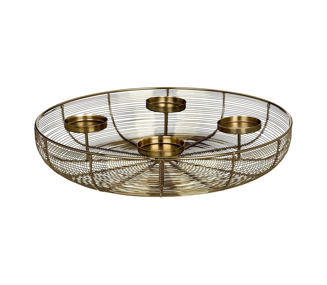 Eglo 422388 - Świecznik HAGONY śr. 45 cm złoty