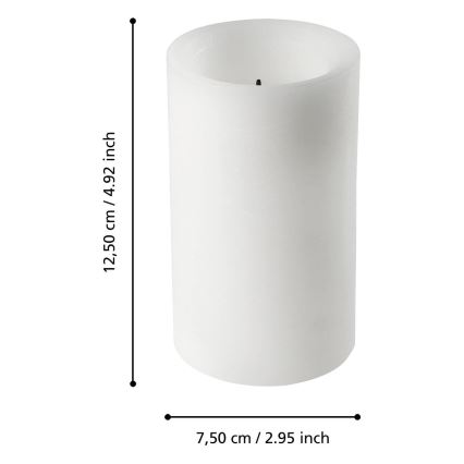 Eglo - LED Svíčka LED/2xAA ciepła biel
