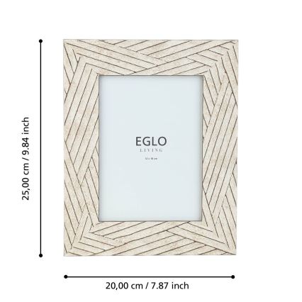 Eglo - Ramka na zdjęcia 13x18 cm beżowy