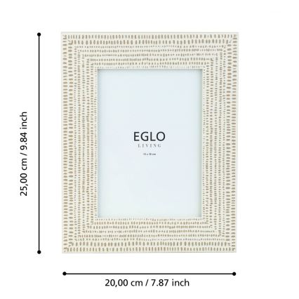 Eglo - Ramka na zdjęcia 13x18 cm kremowy