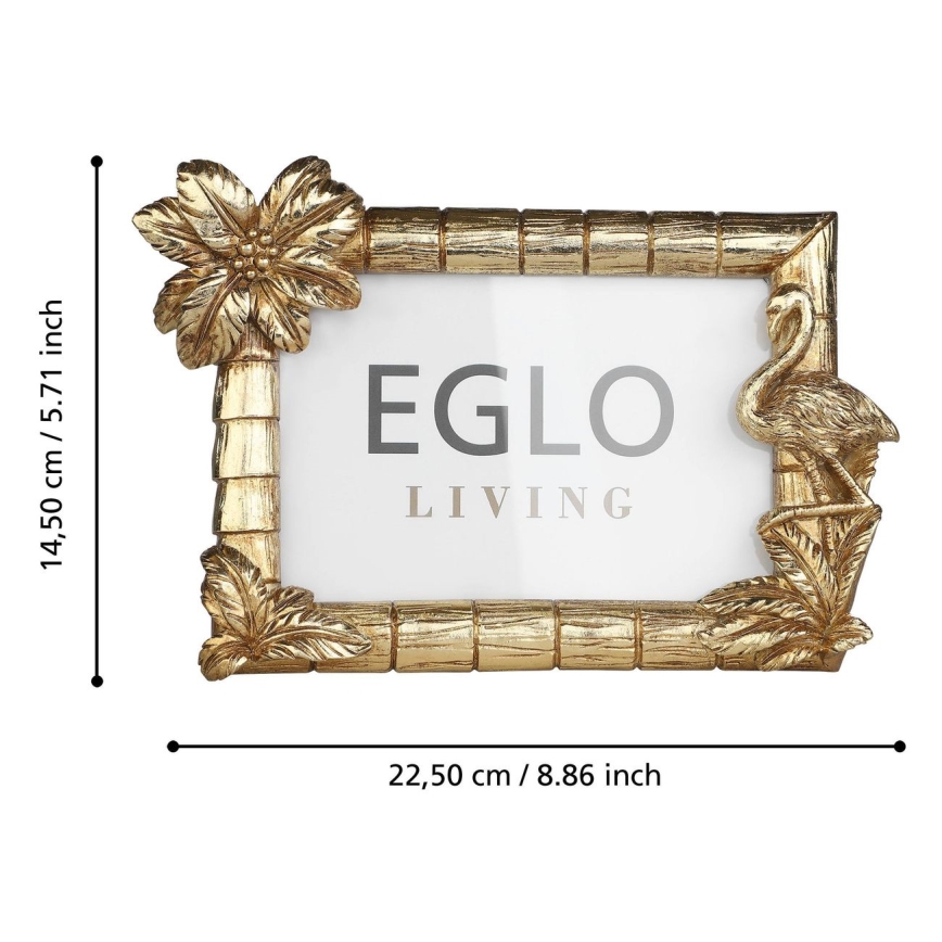 Eglo - Ramka na zdjęcia 10x15 cm złoty