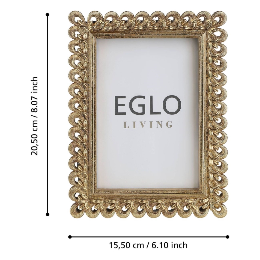Eglo - Ramka na zdjęcia 10x15 cm złoty