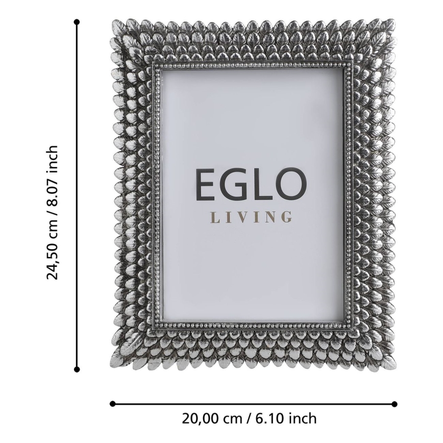 Eglo - Ramka na zdjęcia 13x18 cm srebrny