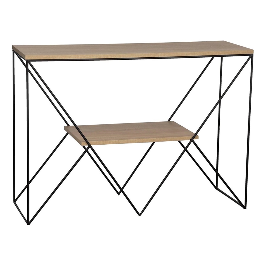 Eglo 424016 - Stolik boczny OTAWARA 77x106 cm brązowy/czarny