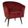 Eglo 424948 - Fotel AMPAHA 78x70 cm czerwony