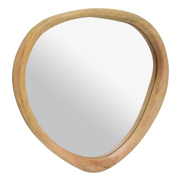 Eglo 425006 - Lustro ścienne BANI 39x39,5 cm brązowe