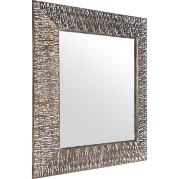 Eglo 425075 - Lustro ścienne TOAMASINA 70x70 cm brązowe