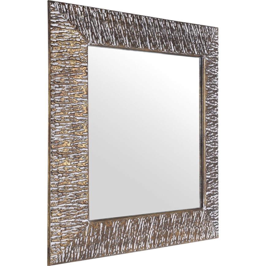 Eglo 425075 - Lustro ścienne TOAMASINA 70x70 cm brązowe