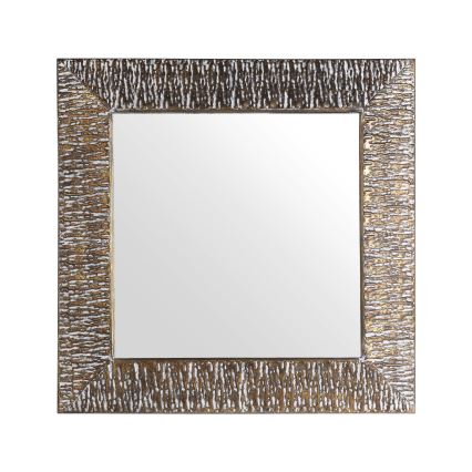 Eglo 425075 - Lustro ścienne TOAMASINA 70x70 cm brązowe