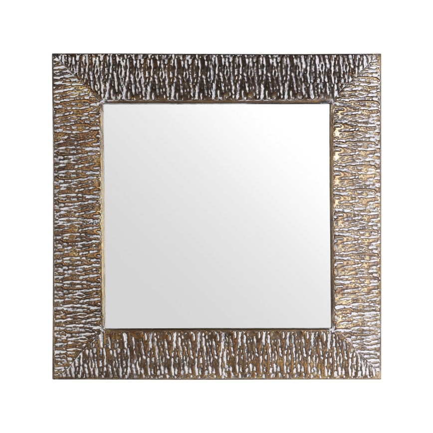 Eglo 425075 - Lustro ścienne TOAMASINA 70x70 cm brązowe