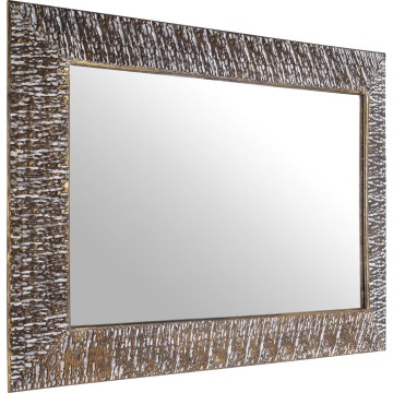 Eglo 425076 - Lustro ścienne TOAMASINA 100x70,5 cm brązowe