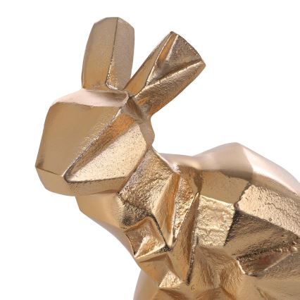 Eglo - Metalowa dekoracja 17,5x16 cm królik/złoty