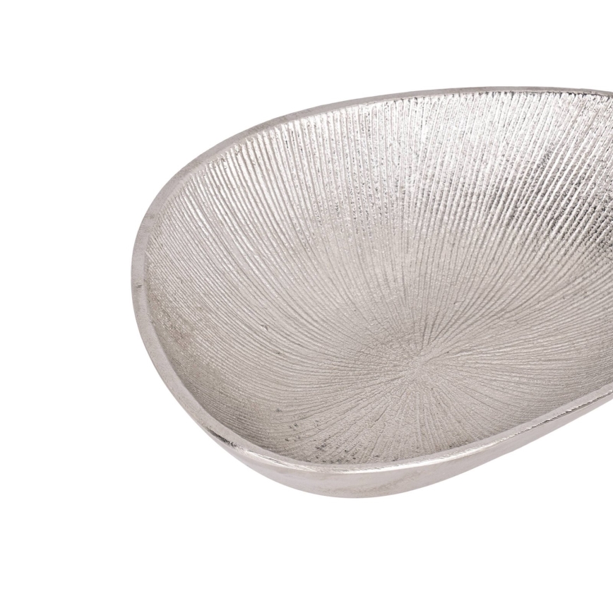 Eglo - Dekoracyjna taca 17,5x24,5 cm srebrny