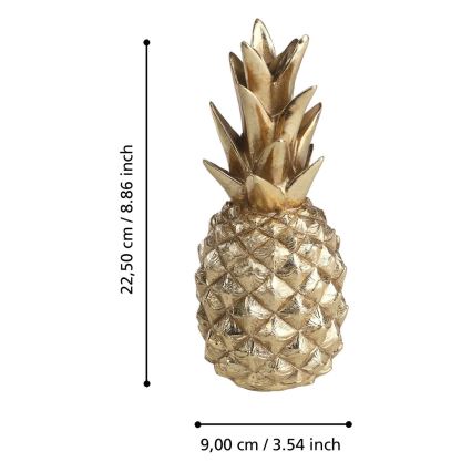Eglo - Dekoracja 22,5x9 cm żywica/złoty