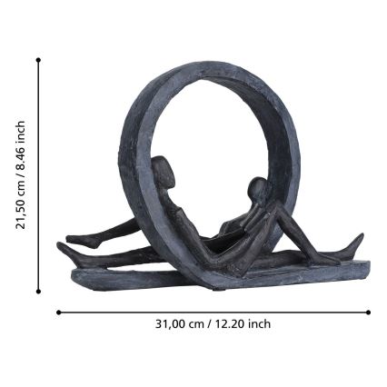 Eglo - Dekoracja 21,5x31 cm żywica