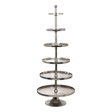 Eglo 427652 - Stojak do serwowania BABIRIK 206x79 cm srebrny