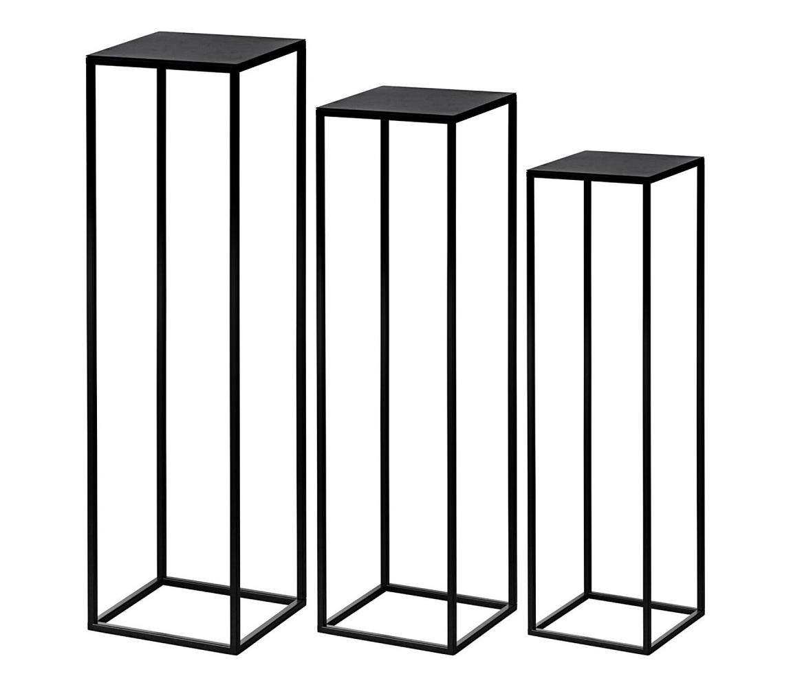 Eglo 428002 - ZESTAW 3x Kwietnik TATSUNO czarny