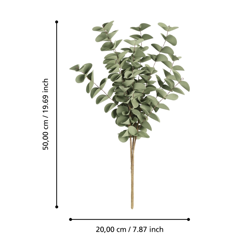 Eglo - Sztuczny kwiat 50 cm zielony