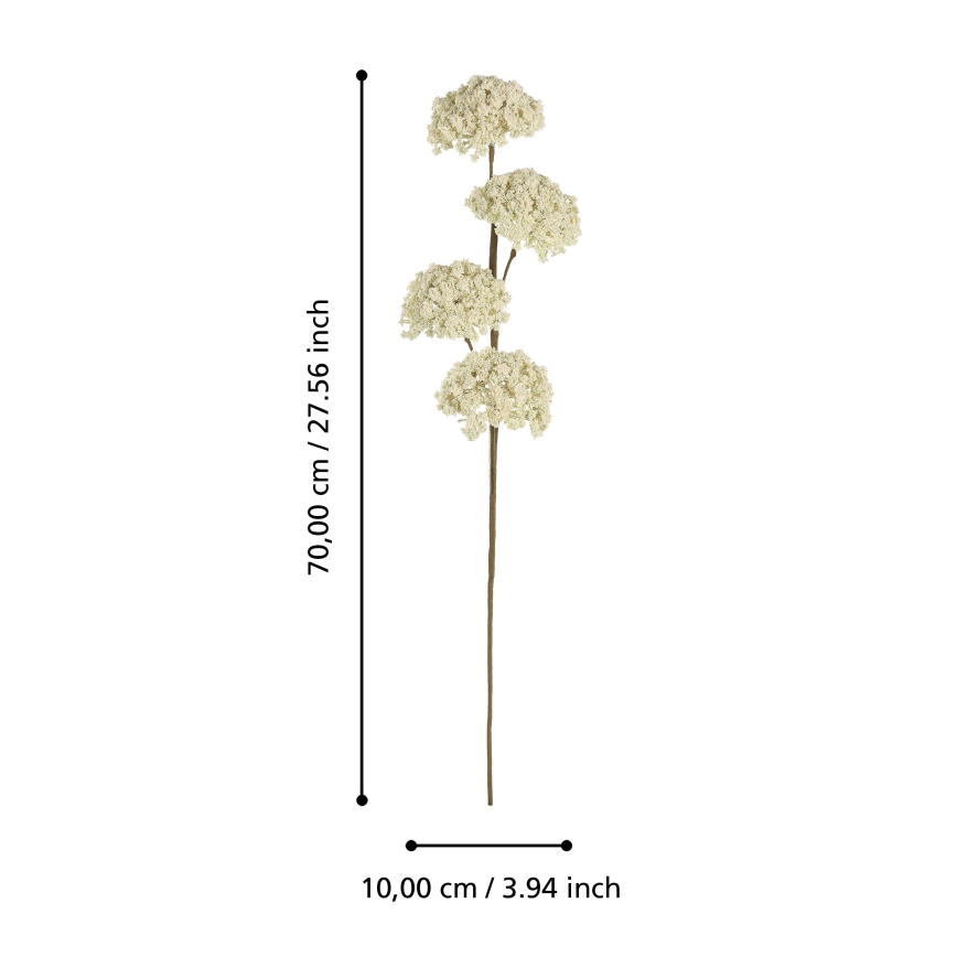 Eglo - Sztuczny kwiat 70 cm żółty