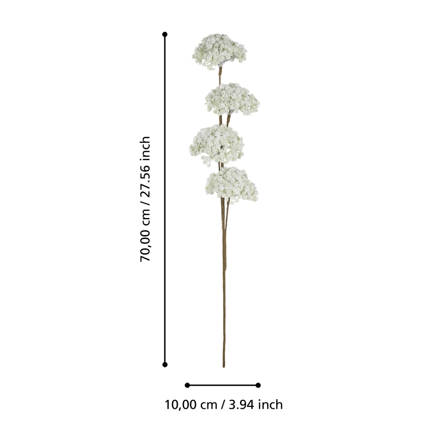 Eglo - Sztuczny kwiat 70 cm biały