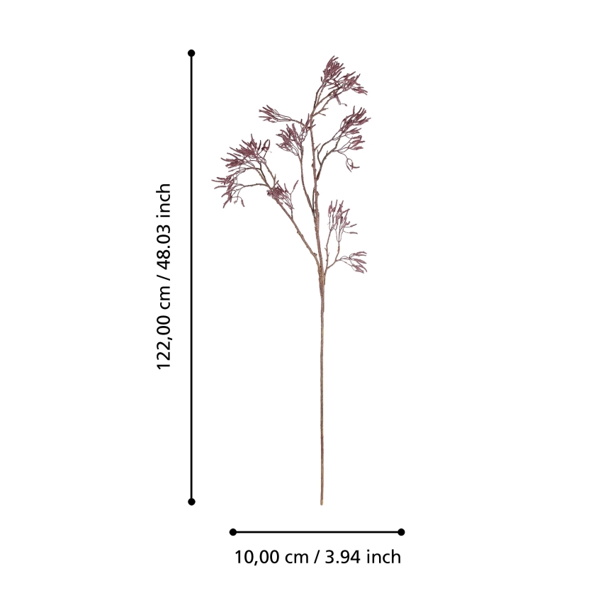 Eglo - Sztuczny kwiat 122 cm fioletowy