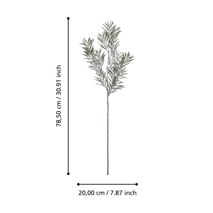 Eglo - Sztuczny kwiat 78,5 cm zielony