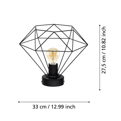 Eglo - Żyrandol natynkowy 1xE27/60W/230V