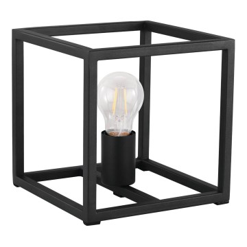 Eglo 43034 - Lampa stołowa ELDRICK 1xE27/40W/230V czarne