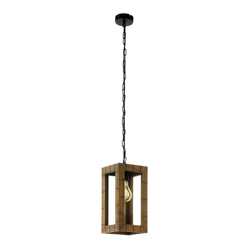 Eglo 43105 - Żyrandol na łańcuchu TAKHIRA 1xE27/60W/230V klon