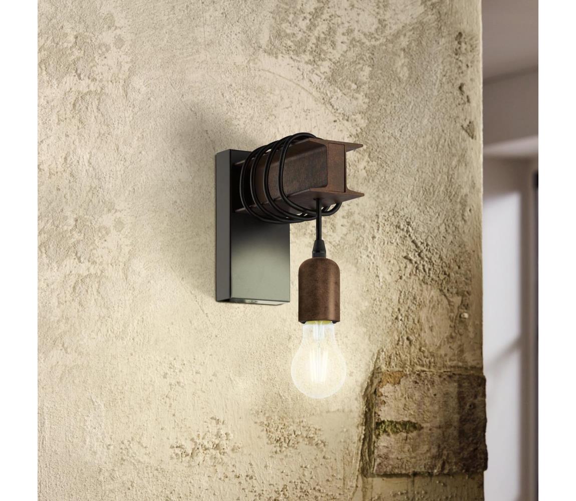 Eglo 43152 - Kinkiet TOWNSHEND 1xE27/10W/230V
