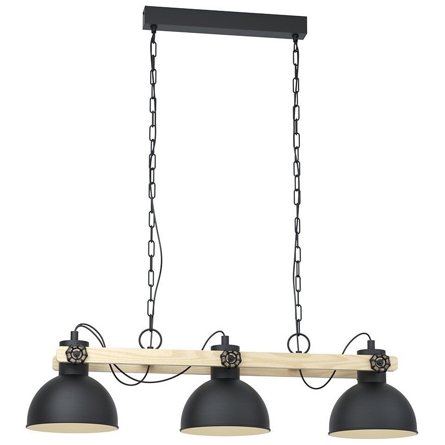 Eglo - Żyrandol na łańcuchu 3xE27/28W/230V