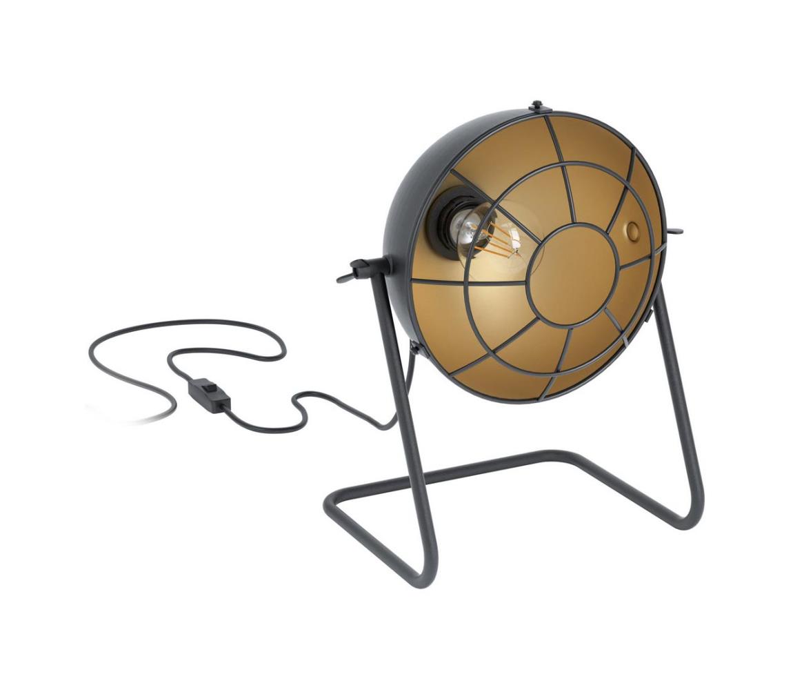 Eglo 43185 - Lampa stołowa TREBURLEY 1xE27/28W/230V